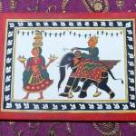 Traditional Indian Art In Acrylic Stretched On..